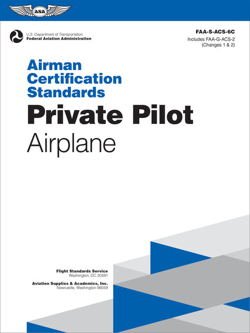 Title details for Airman Certification Standards by Federal Aviation Administration (FAA) - Available